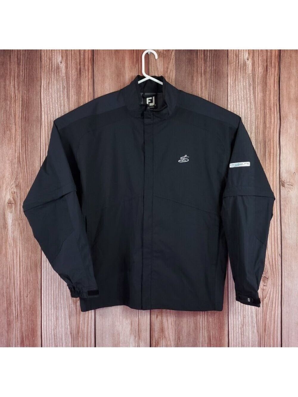 Footjoy FJ Dryjoys Hydrolite Springfield Country Club Golf Mens XL Black Jacket